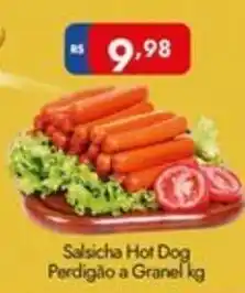 Supermercados Rondon Salsicha Hot Dog Perdigão a Granel kg oferta