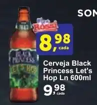 Rossi Supermercado Cerveja Black Princess Let's Hop Ln 600ml oferta