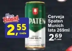 Rossi Supermercado Cerveja Spaten Munich lata 269ml oferta