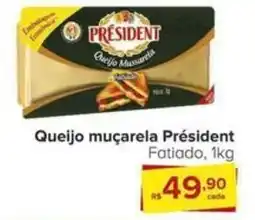 Carrefour Queijo muçarela Président oferta