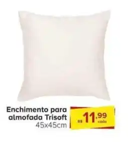 Carrefour Enchimento para almofada Trisoft oferta