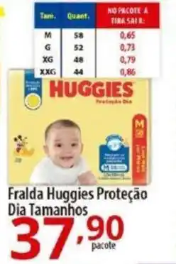 Akki Atacadista Fralda Huggies Proteção Dia Tamanhos oferta