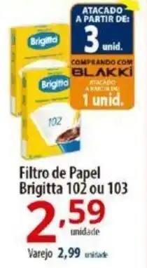 Akki Atacadista Filtro de Papel Brigitta 102 ou 103 oferta