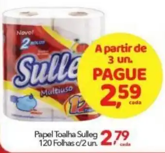 Lopes Supermercados Papel Toalha Sulleg 120 Folhas c/2 un. oferta