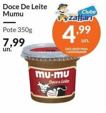 Zaffari Doce De Leite Mumu 350g oferta