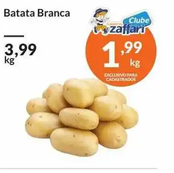 Zaffari Batata Branca 1kg oferta