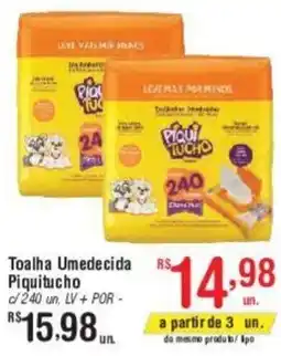 Fort Atacadista Toalha Umedecida Piquitucho oferta
