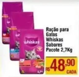 Ração para Gatos Whiskas Sabores Pacote
