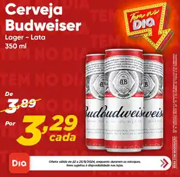 Dia Cerveja Budweiser oferta