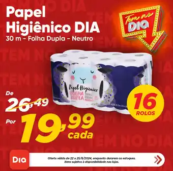 Dia Papel Higiênico DIA oferta
