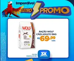 DB Supermercados Ração Wolf cães adulto oferta