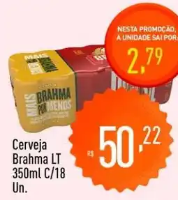 Supermercados Pague Menos Cerveja Brahma LT oferta