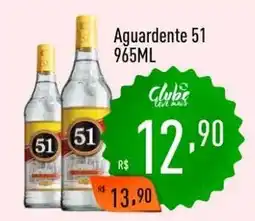 Supermercados Pague Menos Aguardente 51 oferta