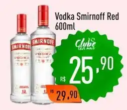 Supermercados Pague Menos Vodka Smirnoff Red oferta