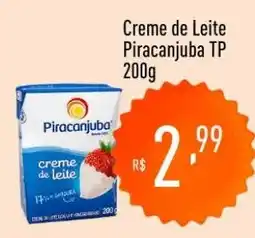 Supermercados Pague Menos Creme de Leite Piracanjuba TP oferta