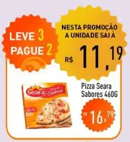Supermercados Pague Menos Pizza Seara Sabores oferta