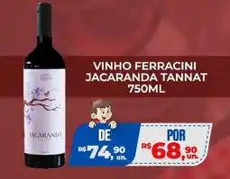 Supermercado Porecatu Vinho ferracini jacaranda tannat oferta