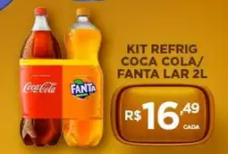 DB Supermercados Kit refrig coca cola/ fanta lar oferta