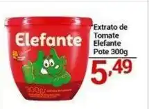 X Supermercados Extrato de Tomate Elefante Pote oferta
