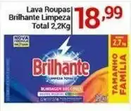 X Supermercados Lava Roupas Brilhante Limpeza Total oferta