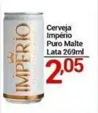 X Supermercados Cerveja Império Puro Malte Lata oferta