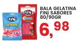 Federzoni Supermercados Bala gelatina fini sabores oferta