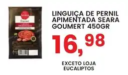 Federzoni Supermercados Linguiça de pernil apimentada seara goumert oferta