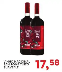 Vinho nacional san tomé tinto suave