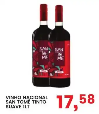 Federzoni Supermercados Vinho nacional san tomé tinto suave oferta