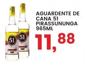Federzoni Supermercados Aguardente de cana 51 pirassununga oferta