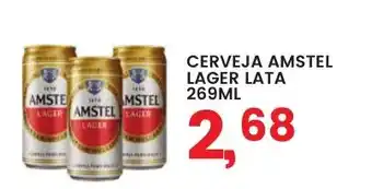 Federzoni Supermercados Cerveja amstel lager lata oferta