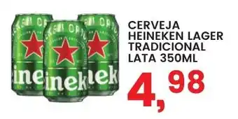 Federzoni Supermercados Cerveja heineken lager tradicional lata oferta