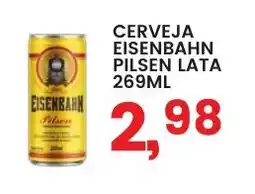 Federzoni Supermercados Cerveja eisenbahn pilsen lata oferta