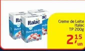 Tenda Atacado Cremes de leite italac 200 ml oferta