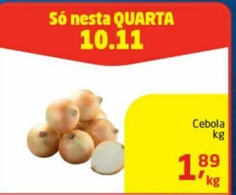 Tenda Atacado Cebola x kilo oferta