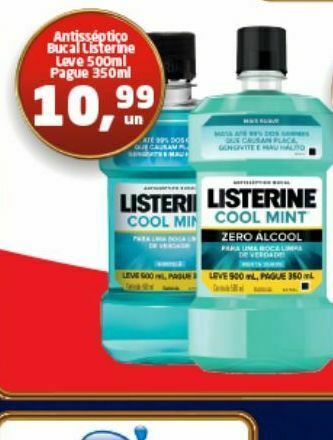 Tenda Atacado Enxágue bucal listerine oferta