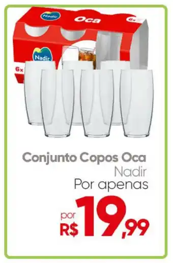 Casa e Vídeo Conjunto Copos Oca oferta