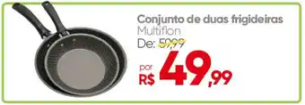 Conjunto de duas frigideiras
