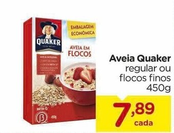 Carrefour Aveia Quaker 450g oferta