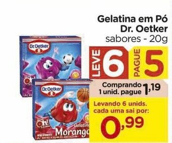 Carrefour Gelatina em Po Dr.Oetker 20g oferta