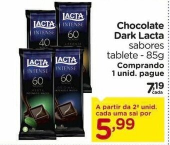Chocolate Dark Lacta 85g