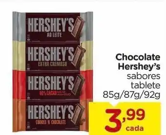 Carrefour Chocolate Hershey's 85g/87g/92g oferta