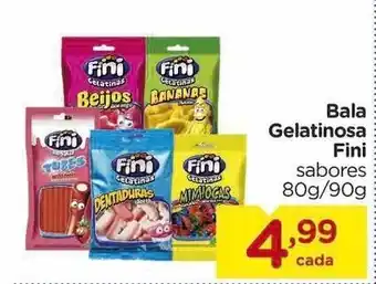Carrefour Bala Gelatinosa Fini 80g/90g oferta