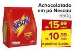 Carrefour Achocolatado em pó Nescau oferta