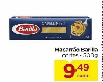 Carrefour Macarrao Barilla 500g oferta