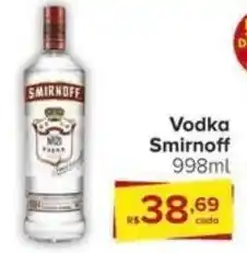 Carrefour Vodka Smirnoff oferta
