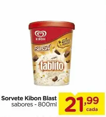 Sorvete Kibon Blast 800ml