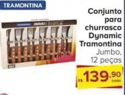Carrefour Conjunto para churrasco Dynamic Tramontina oferta