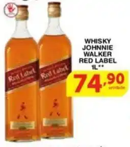 Roldão Whisky johnnie walker red label oferta