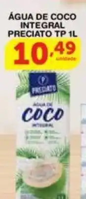 Roldão Água de coco integral preciato tp oferta